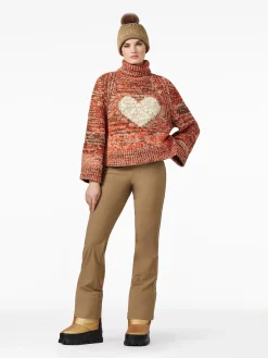 Goldbergh AIMEE Long Sleeve Knit Sweater army/orange Online