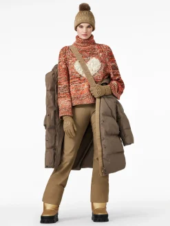 Goldbergh AIMEE Long Sleeve Knit Sweater army/orange Online