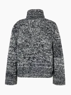 Goldbergh AIMEE Long Sleeve Knit Sweater black/cream Fashion