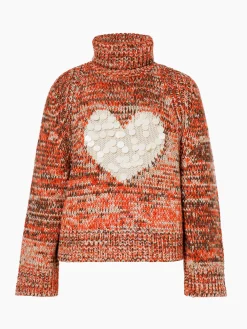 Goldbergh AIMEE Long Sleeve Knit Sweater army/orange Online