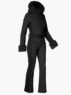 Goldbergh ANGELE FAUX BORDER Ski Suit black New