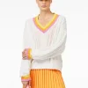Goldbergh CABLE Knit Sweater white Fashion