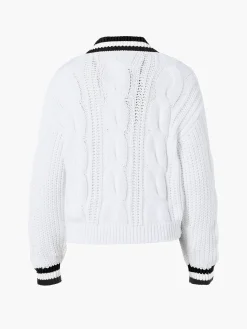 Goldbergh CABLE Knit Sweater black/white Shop