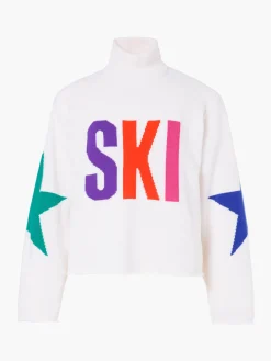Goldbergh CALORE Long Sleeve Knit Sweater white Store