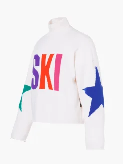 Goldbergh CALORE Long Sleeve Knit Sweater white Store