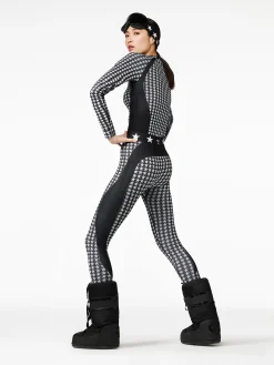 Goldbergh Celeste Baselayer Pant Black/white Hot