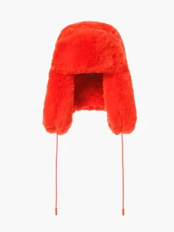 Goldbergh CHER Fluffy Aviator Hat orange Fashion