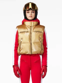 Goldbergh ÉCLAT Ski Bodywarmer gold Best Sale