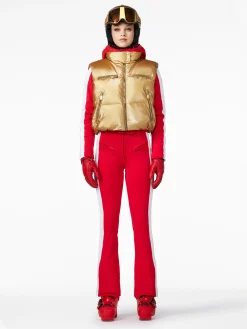 Goldbergh ÉCLAT Ski Bodywarmer gold Best Sale