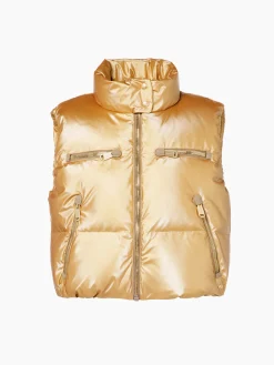Goldbergh ÉCLAT Ski Bodywarmer gold Best Sale