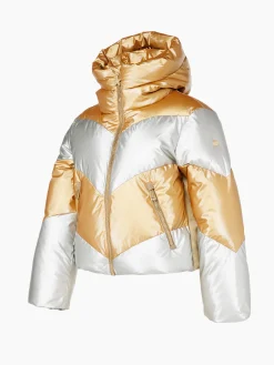 Goldbergh COURAGE Ski Jacket gold/silver Best Sale