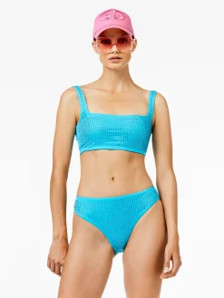 Goldbergh CRYSTAL Bikini Top atlantic blue Flash Sale