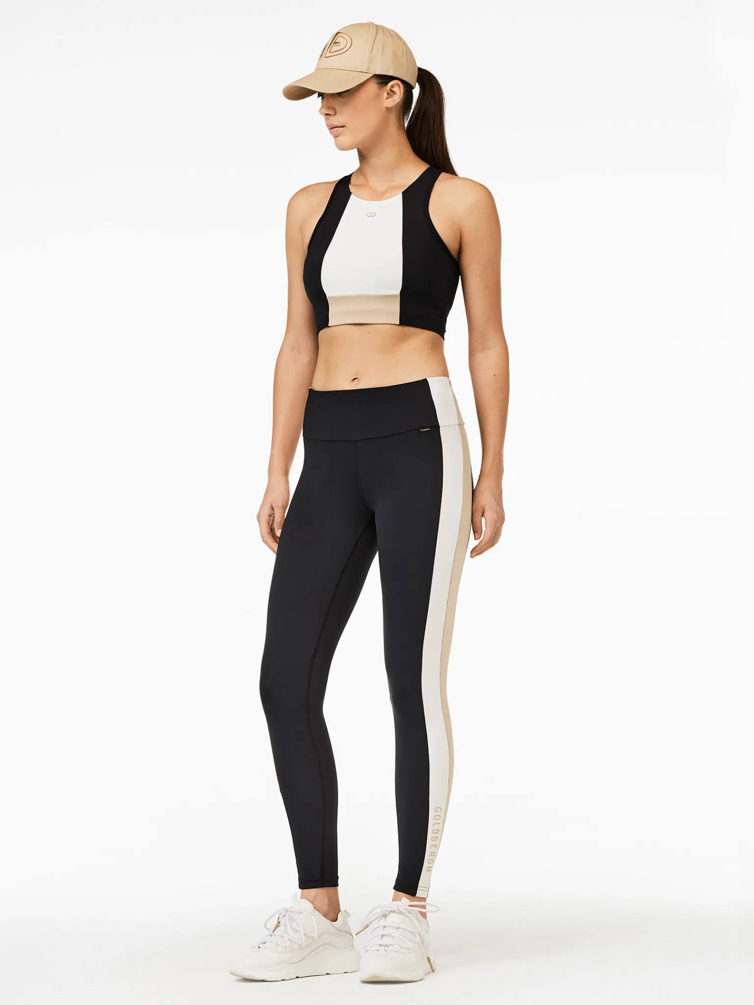 Goldbergh FACADE Bra black/white Fashion