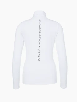 Goldbergh FEMME Long Sleeve Turtleneck Tee white Flash Sale