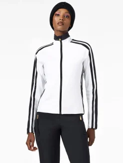 Goldbergh FINISH Full Zip Cardigan white/black Clearance