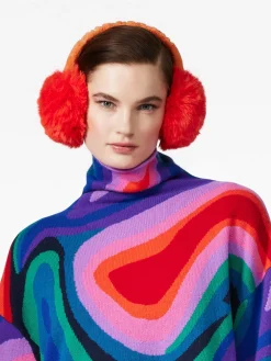 Goldbergh FLUFFY Ear Warmers orange Outlet