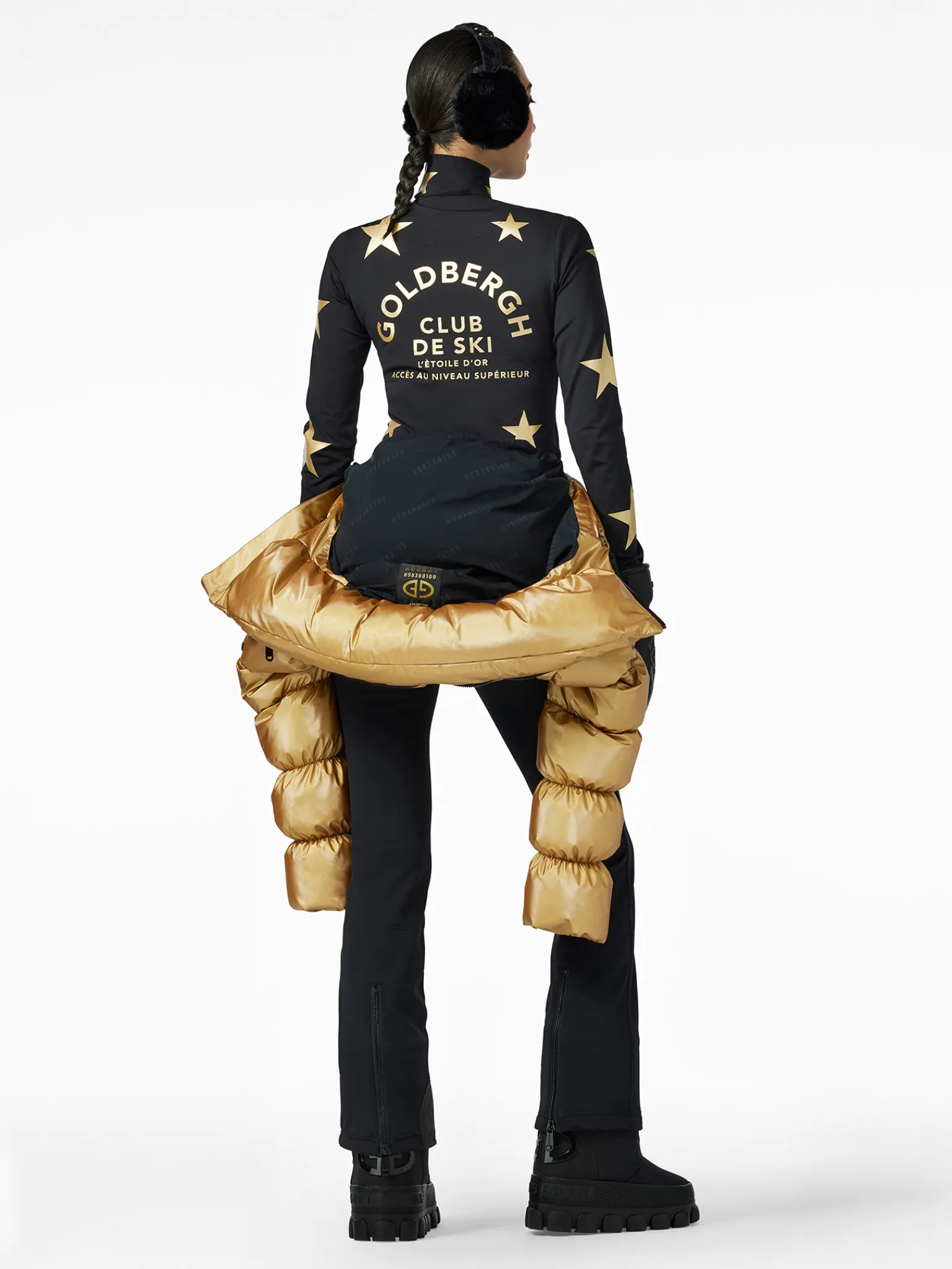 Goldbergh GALACTIQUE Ski Pully black/gold Clearance