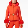 Goldbergh GISELLE FAUX BORDER Ski Jacket orange Shop