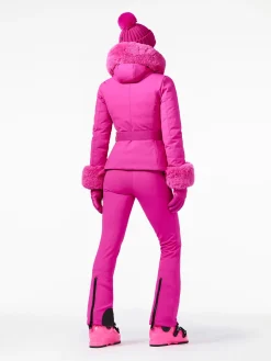 Goldbergh GISELLE FAUX BORDER Ski Jacket passion pink Cheap