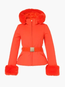 Goldbergh GISELLE FAUX BORDER Ski Jacket orange Shop