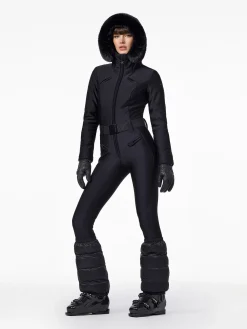 Goldbergh GLISSER FAUX BORDER Ski Suit black Cheap