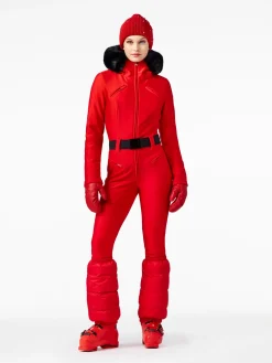 Goldbergh GLISSER FAUX BORDER Ski Suit flame Fashion