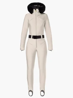 Goldbergh GLISSER FAUX BORDER Ski Suit champagne Flash Sale