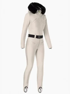 Goldbergh GLISSER FAUX BORDER Ski Suit champagne Flash Sale