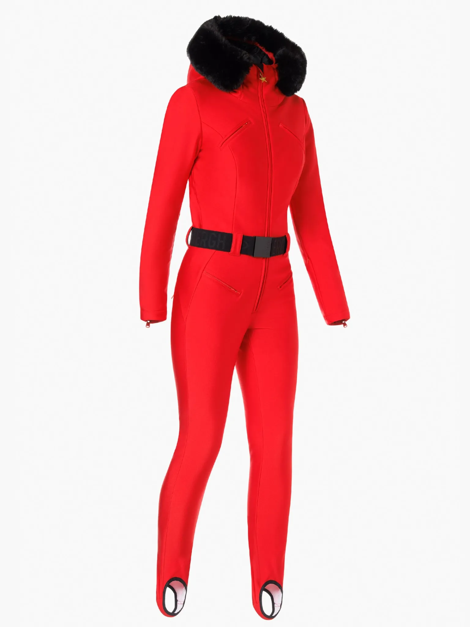 Goldbergh GLISSER FAUX BORDER Ski Suit flame Fashion