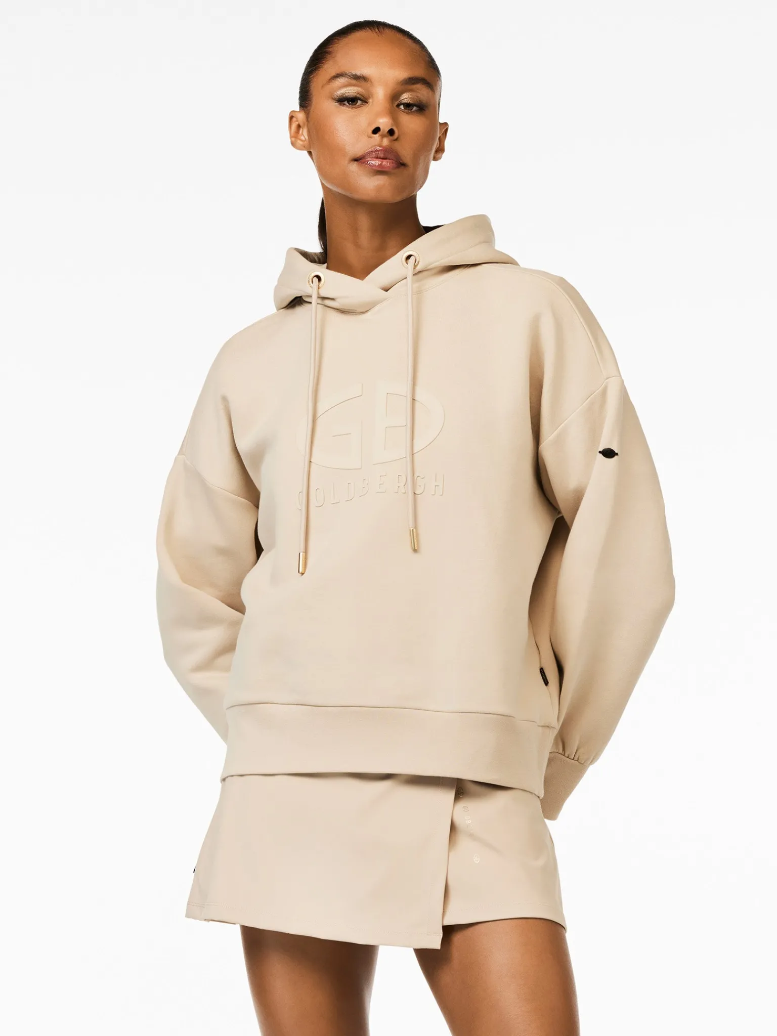 Goldbergh HARVARD Hoodie white sand New