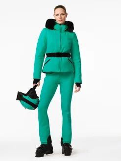 Goldbergh Hida Faux Border Ski Jacket Ice green Fashion