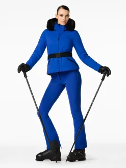 Goldbergh Hida Faux Border Ski Jacket Dazzling blue Fashion