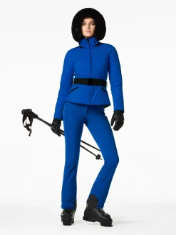 Goldbergh Hida Faux Border Ski Jacket Dazzling blue Fashion