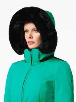 Goldbergh Hida Faux Border Ski Jacket Ice green Fashion