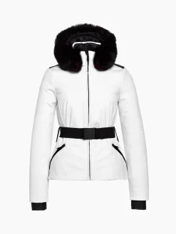 Goldbergh Hida Faux Border Ski Jacket White Sale