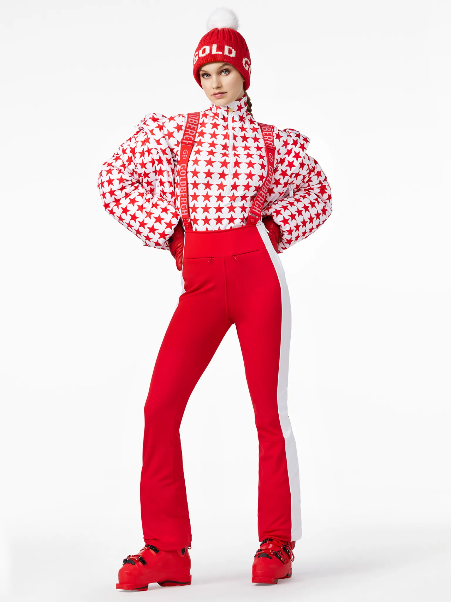 Goldbergh HIGH END Ski Pants flame Cheap
