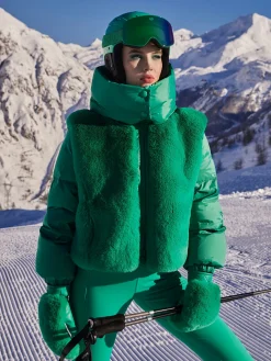 Goldbergh HILL Mittens ice green Cheap