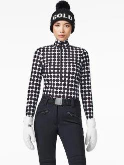 Goldbergh IMPRESS Ski Pully black retro dot Store