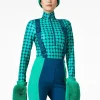 Goldbergh IMPRESS Ski Pully ice green retro dot Clearance