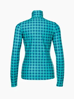 Goldbergh IMPRESS Ski Pully ice green retro dot Clearance