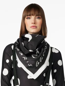 Goldbergh LA COURSE Scarf black Clearance