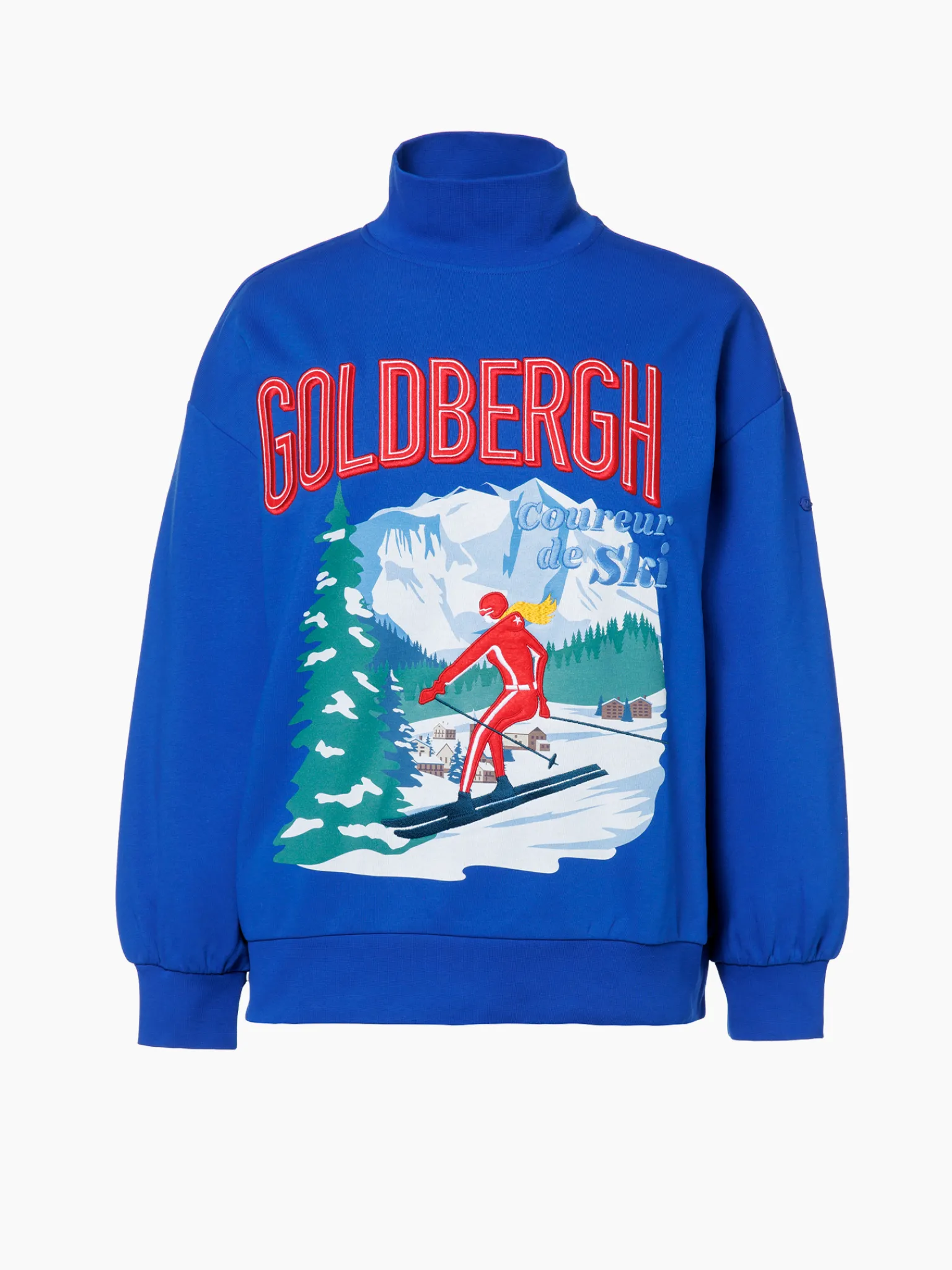 Goldbergh LA MONTAGNE Crew Neck Sweater dazzling blue Online