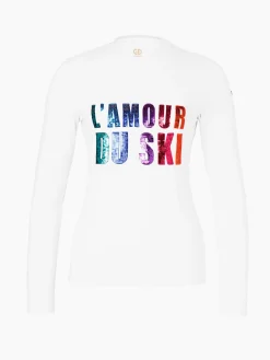Goldbergh LE COEUR Long Sleeve Tee white Cheap