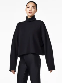 Goldbergh LOURDES Long Sleeve Knit Sweater black Cheap