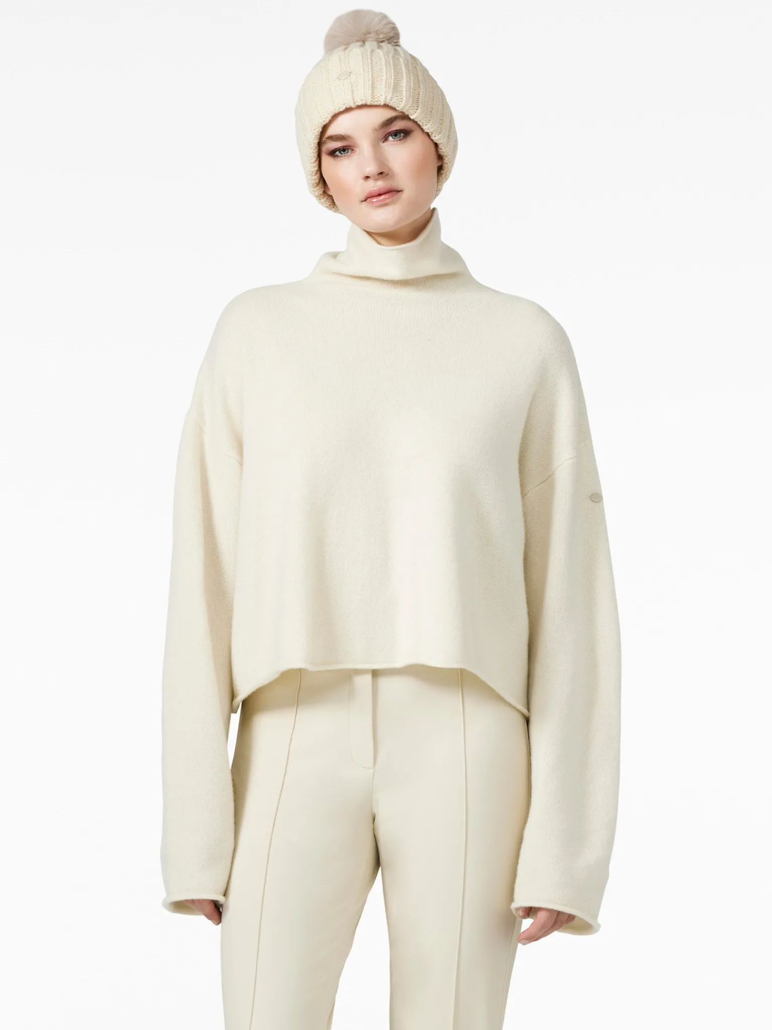 Goldbergh LOURDES Long Sleeve Knit Sweater champagne Best