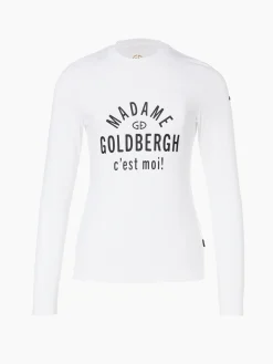 Goldbergh MADAME Long Sleeve Tee white Best Sale