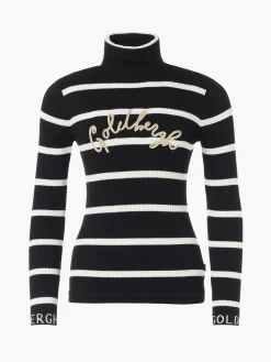 Goldbergh MIMI Long Sleeve Knit Sweater breton stripe blue/cream Fashion