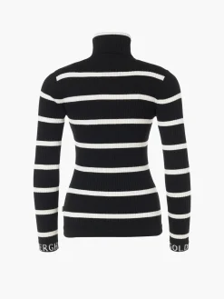 Goldbergh MIMI Long Sleeve Knit Sweater breton stripe blue/cream Fashion