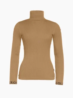 Goldbergh MIRA Long Sleeve Knit Sweater marmottes Discount