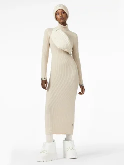Goldbergh MIREILLE Long Sleeve Knit Dress champagne Shop